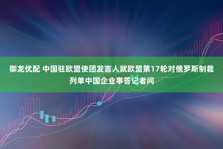 御龙优配 中国驻欧盟使团发言人就欧盟第17轮对俄罗斯制裁列单中国企业事答记者问